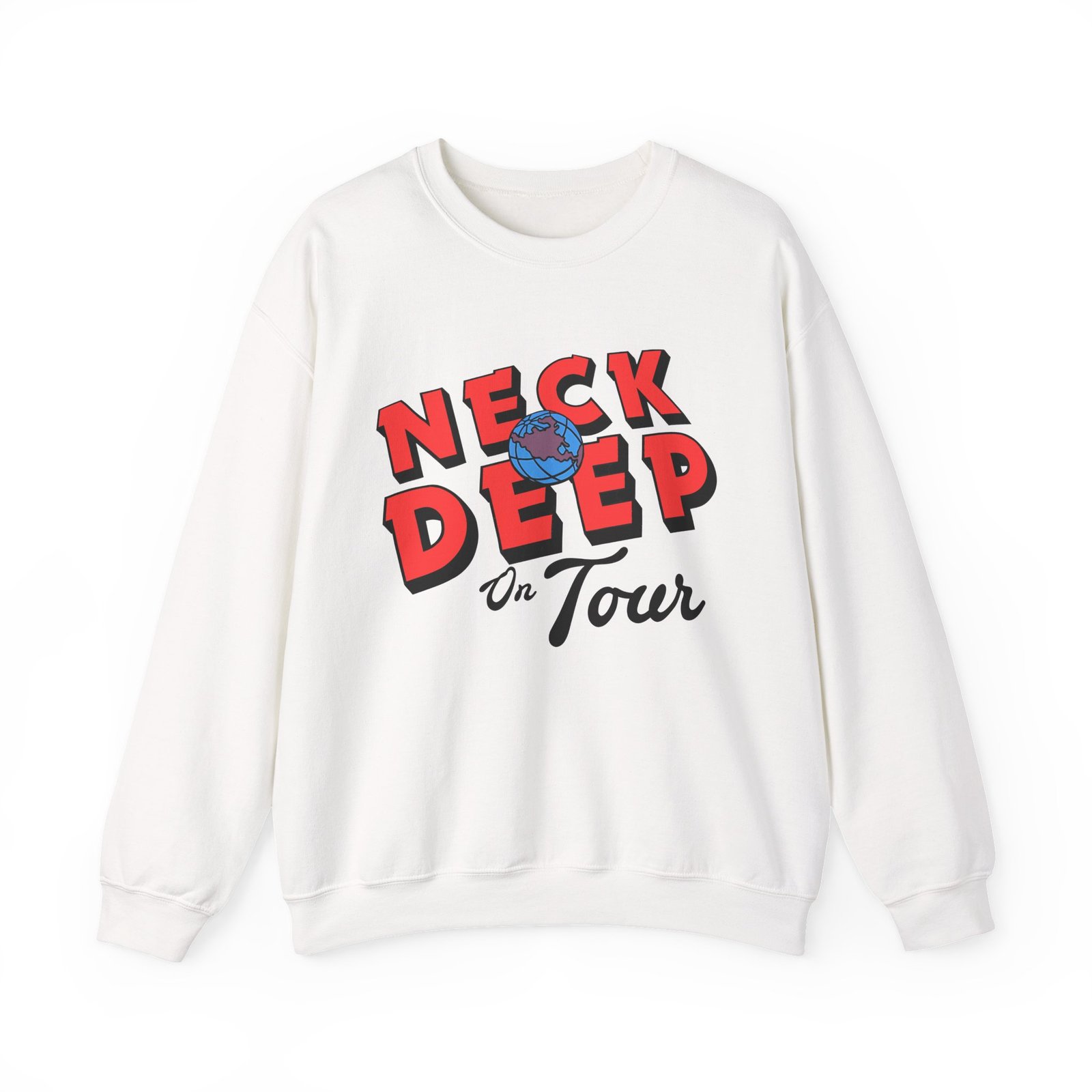 Neck Deep Slam Dunk 25 Tour Unisex Heavy Blend™ Crewneck Sweatshirt