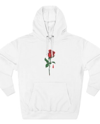 Blue October Big Rose Three-Panel Fleece Hoodie