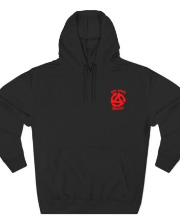 Neil Young Nya Red Adapter Three-Panel Fleece Hoodie