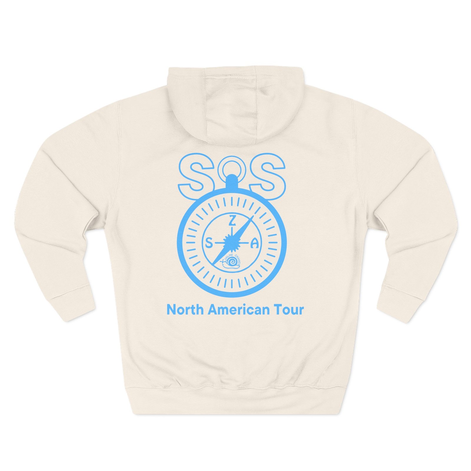 Sza Sos Open Arms Tour Three-Panel Fleece Hoodie