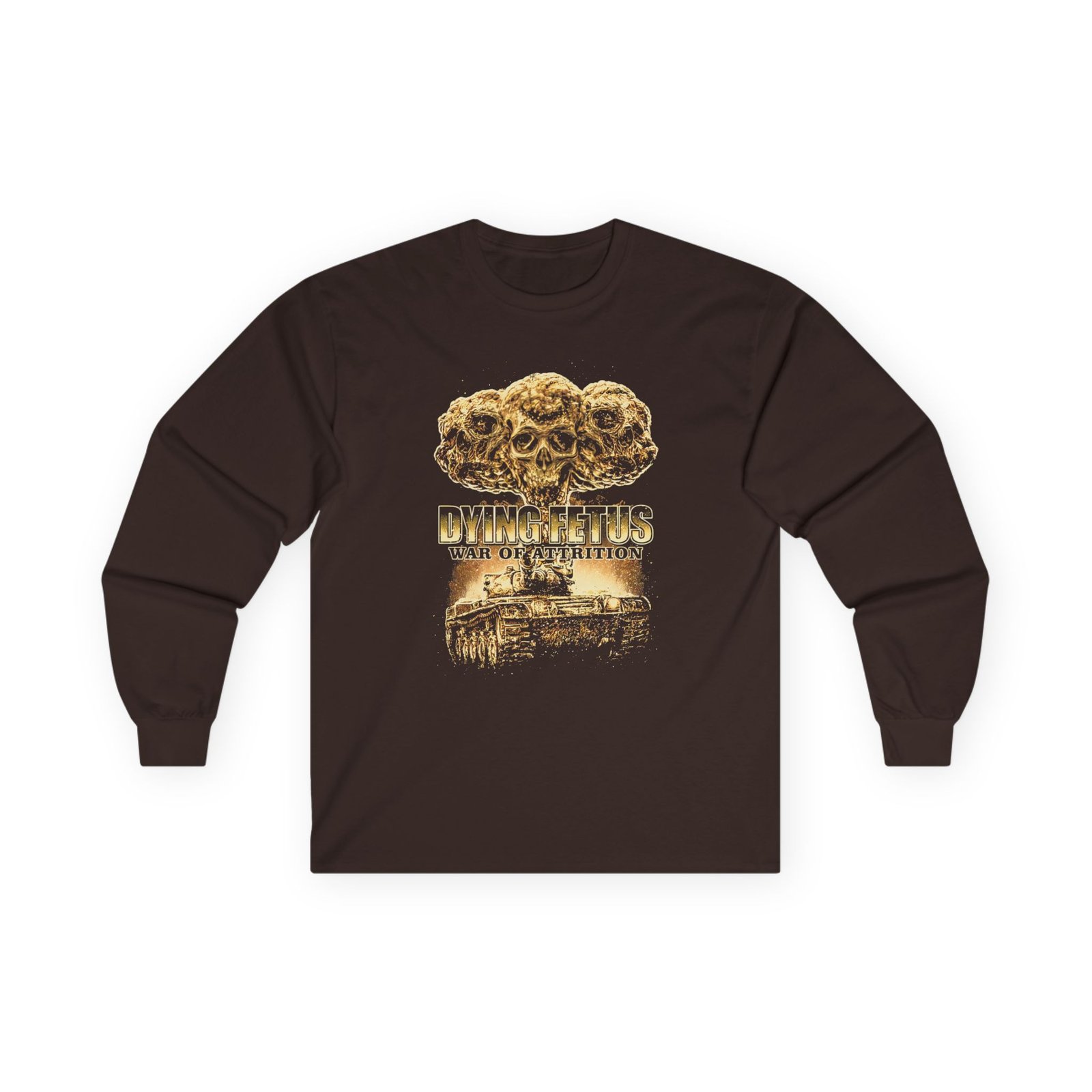 Dying Fetus War of Attrition Logo Unisex Ultra Cotton Long Sleeve Tee