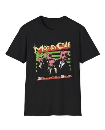 Motley Crue Generation Swine 25th Anniversary Unisex Softstyle T-Shirt