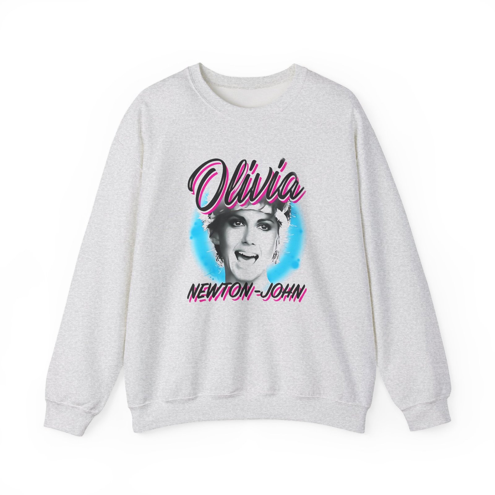 Olivia Newton John Pastel Paint Unisex Heavy Blend™ Crewneck Sweatshirt