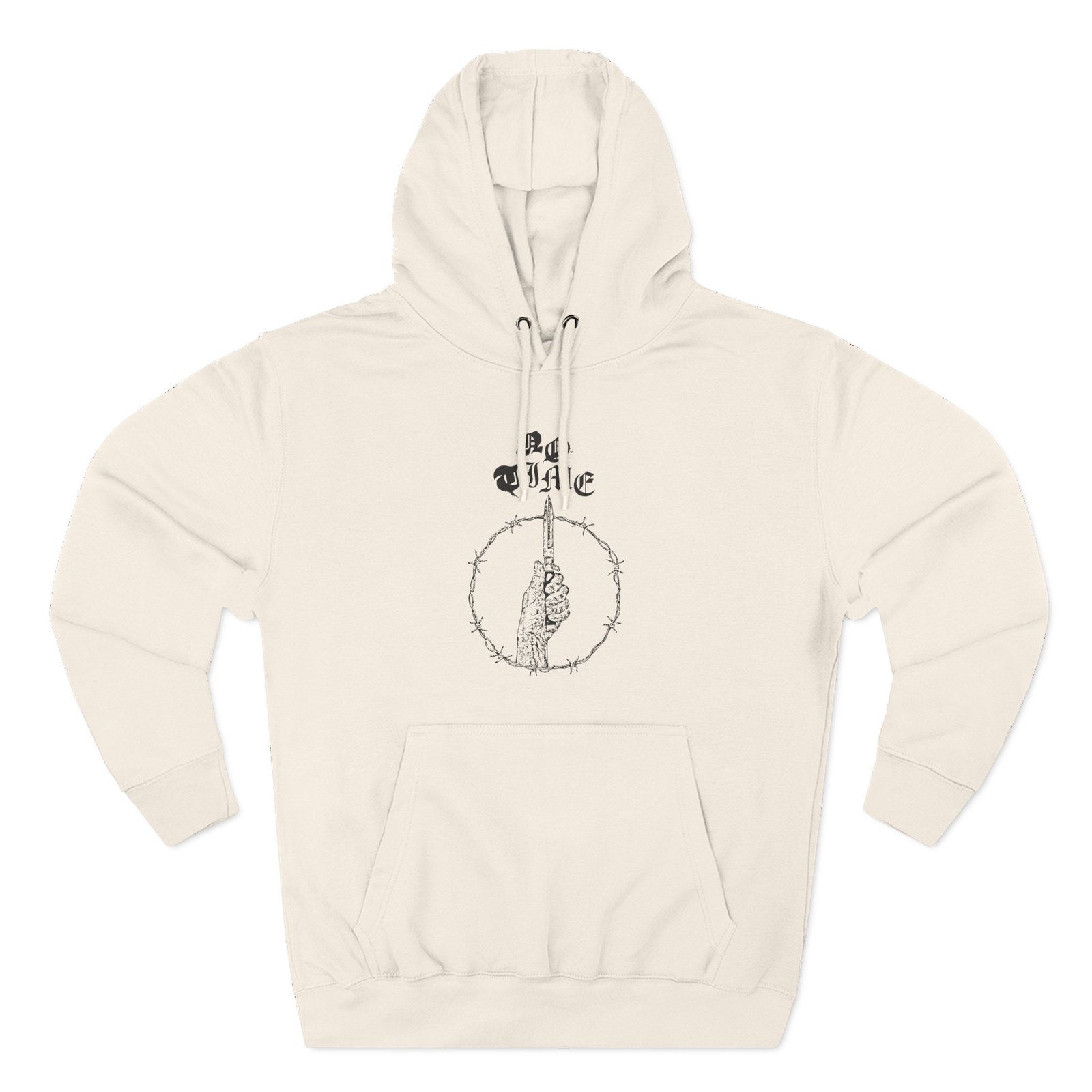 No Time demo Three-Panel Fleece Hoodie