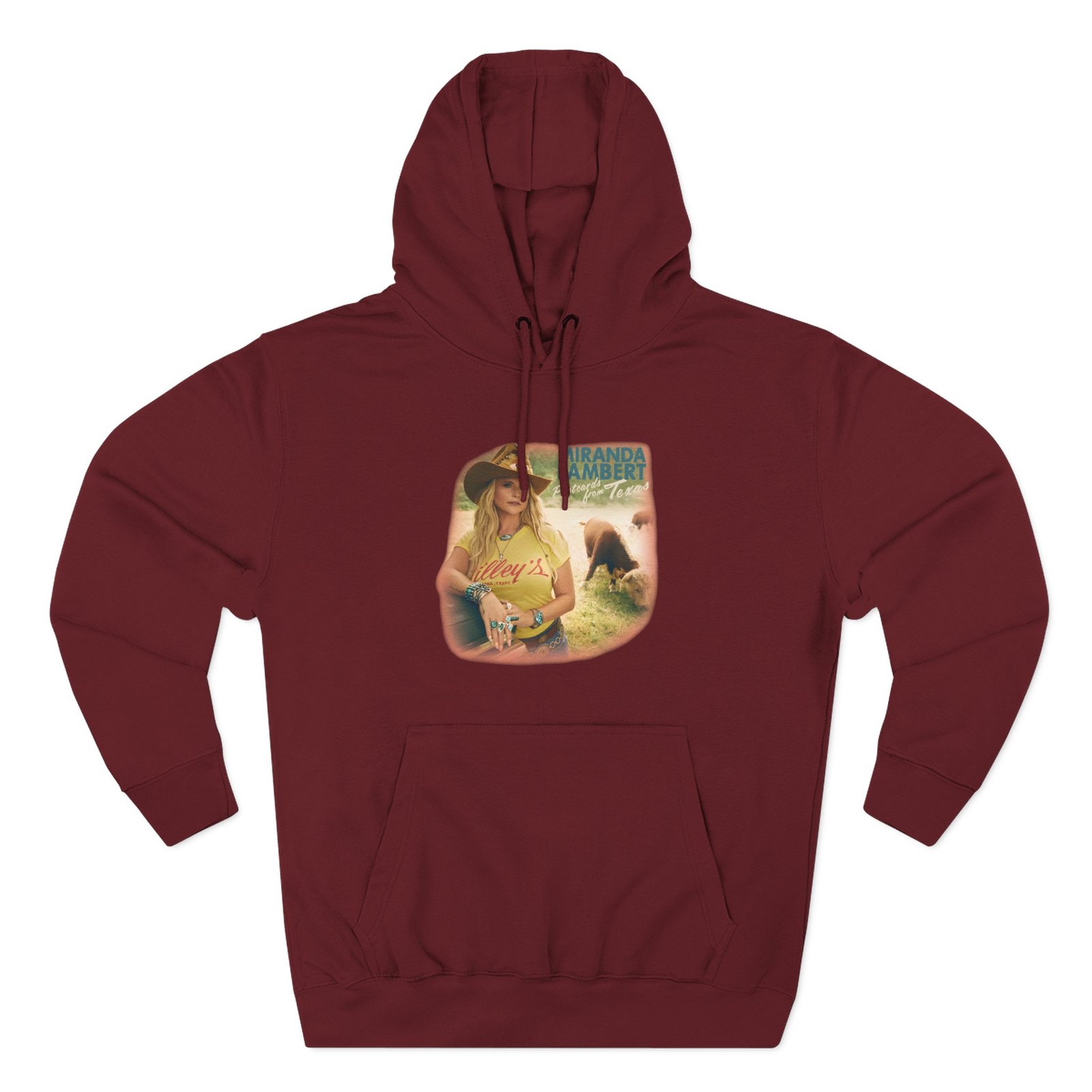 Miranda Lambert Postcards From Texas Three-Panel Fleece Hoodie