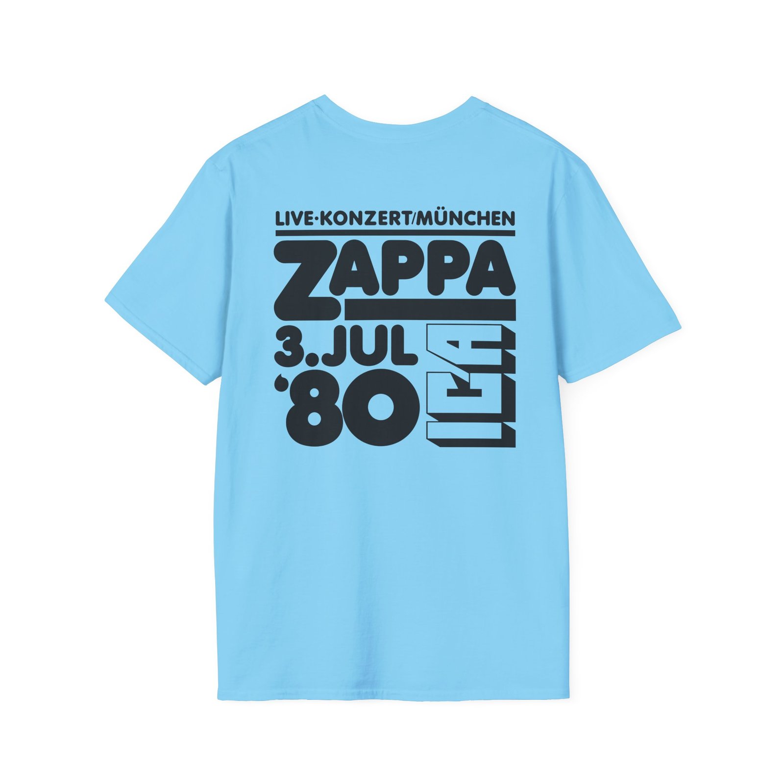 Frank Zappa 80 Munich Unisex Softstyle T-Shirt