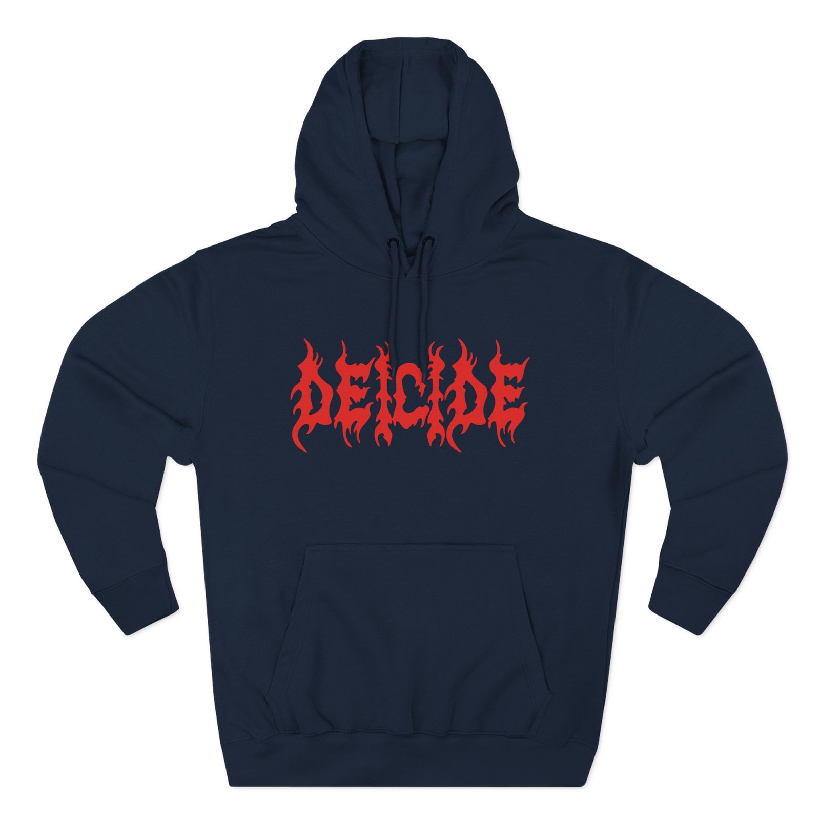Deicide Logo Three-Panel Fleece Hoodie