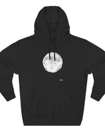 Mika Moon Three-Panel Fleece Hoodie