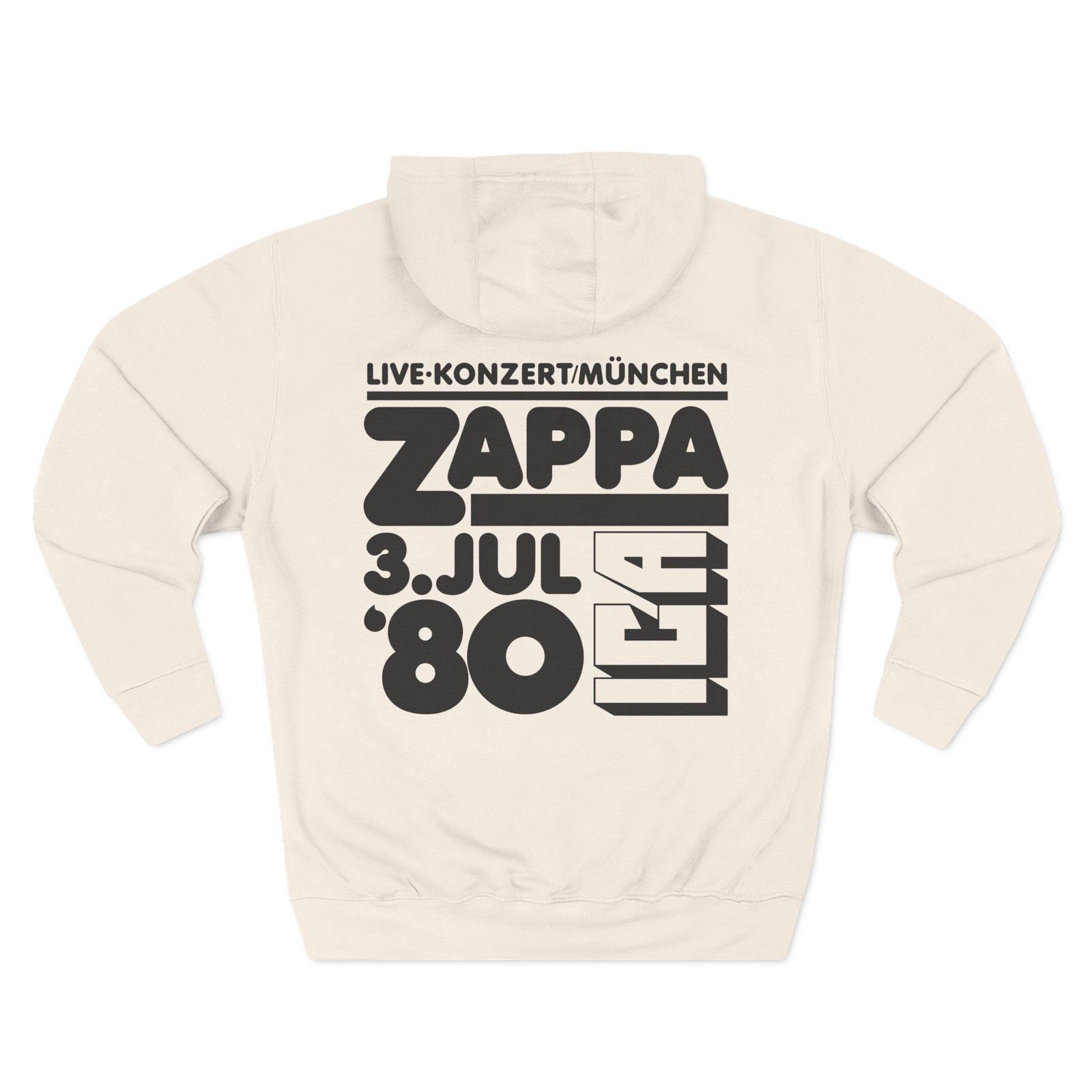 Frank Zappa 80 Munich Three-Panel Fleece Hoodie