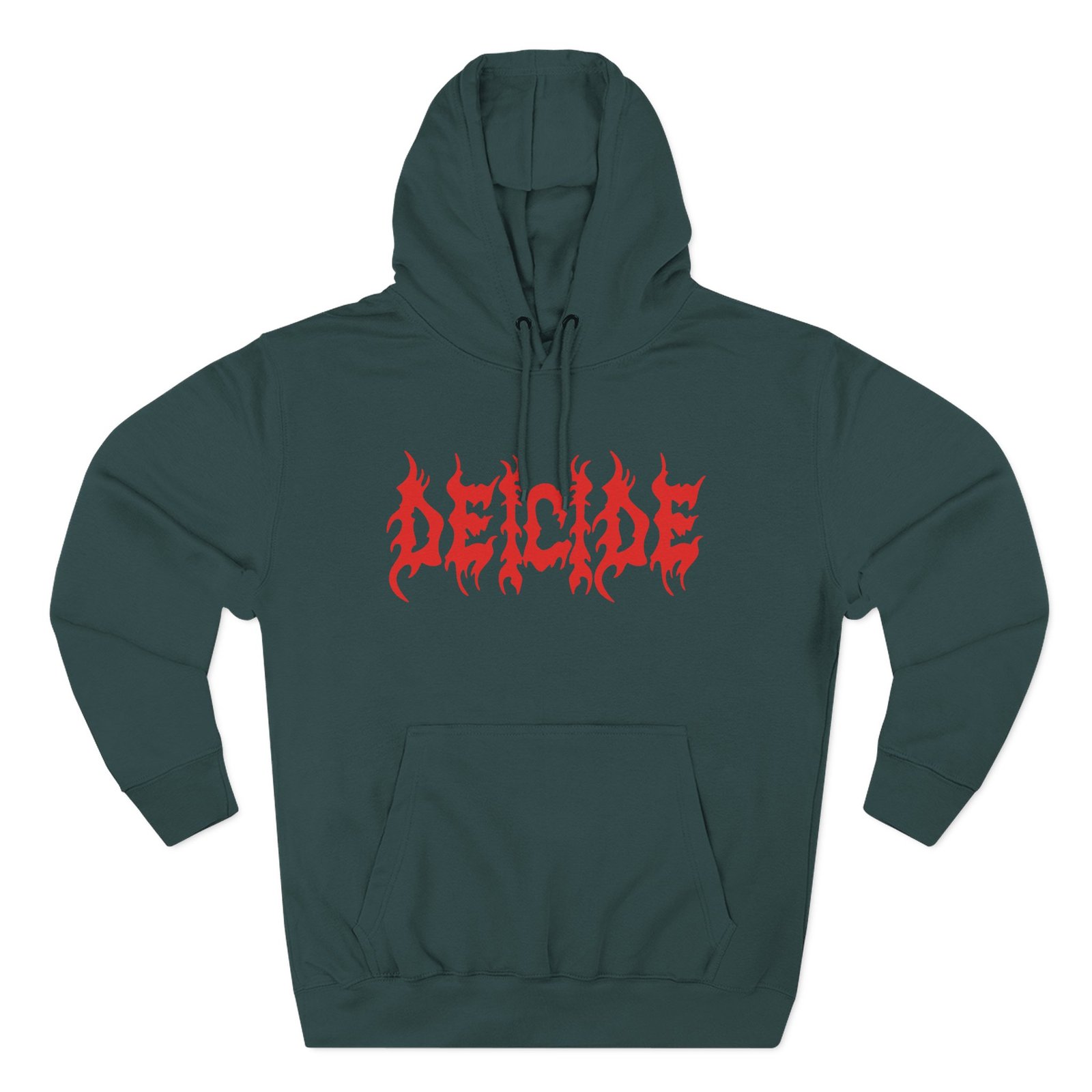 Deicide Logo Three-Panel Fleece Hoodie
