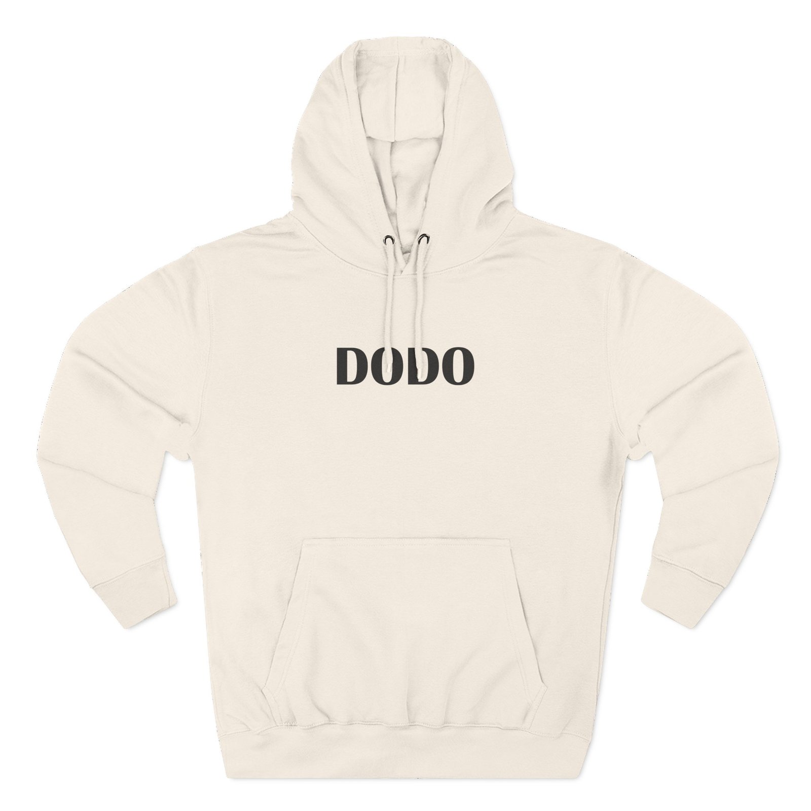 Dodo Three-Panel Fleece Hoodie