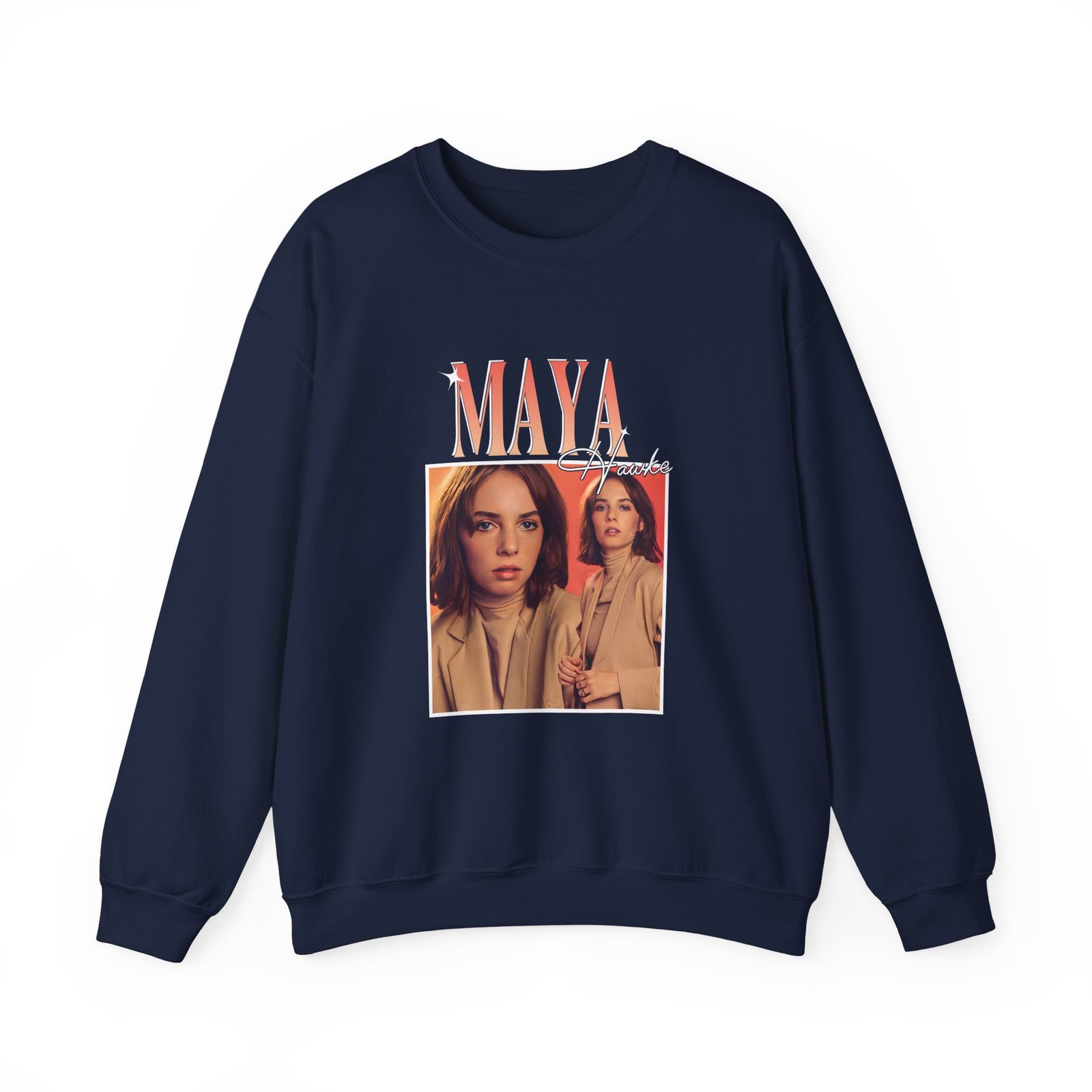 Maya Hawke Unisex Heavy Blend™ Crewneck Sweatshirt