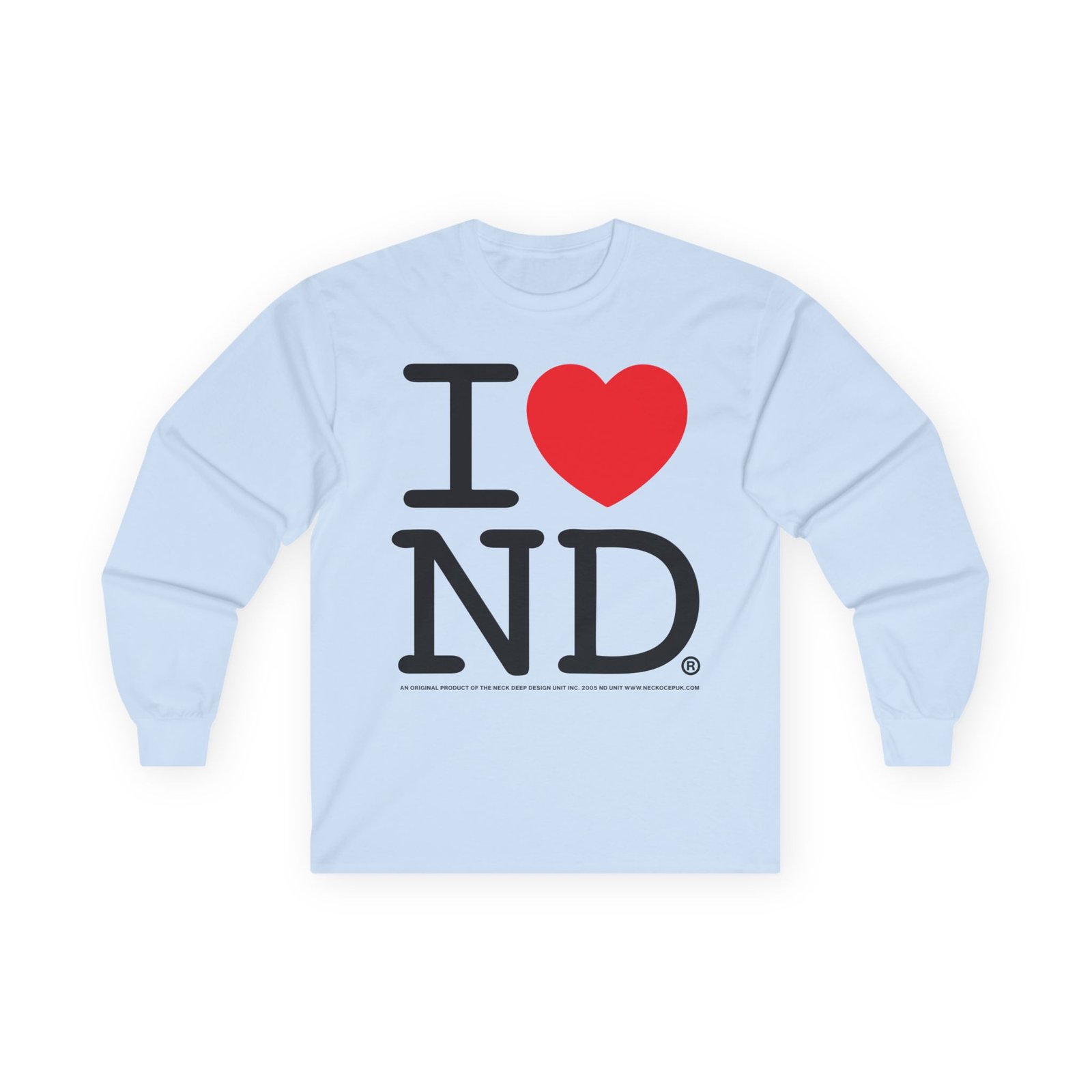 Neck Deep I <3 ND Unisex Ultra Cotton Long Sleeve Tee