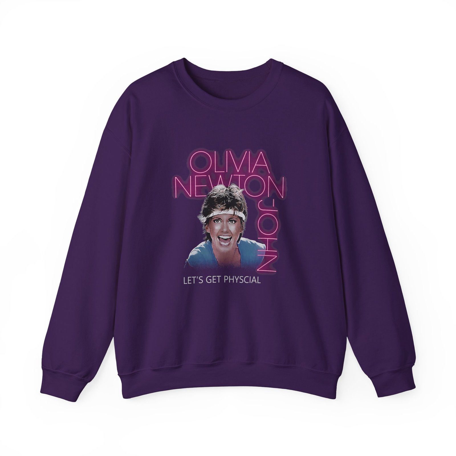 Olivia Newton John Neon Nights Unisex Heavy Blend™ Crewneck Sweatshirt