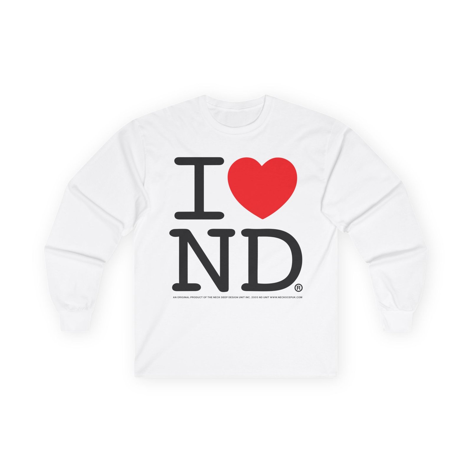 Neck Deep I <3 ND Unisex Ultra Cotton Long Sleeve Tee