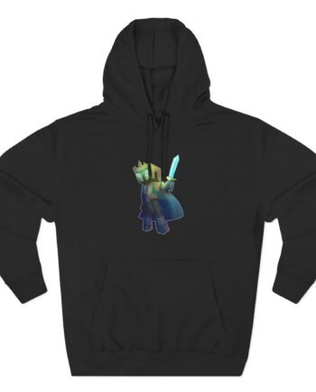 Popularmmos Three-Panel Fleece Hoodie