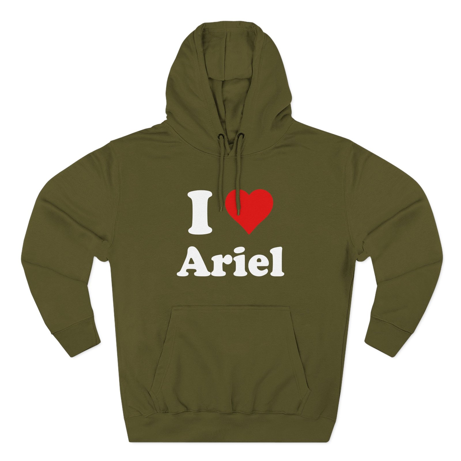 Baby Ariel I Love Ariel Three-Panel Fleece Hoodie
