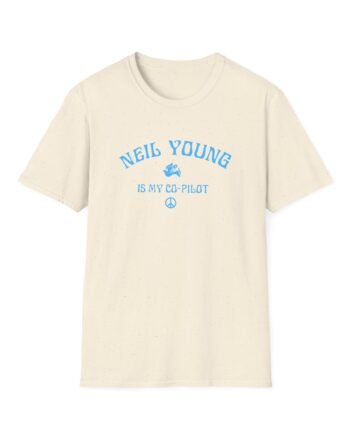 Neil Young Co-pilot Unisex Softstyle T-Shirt