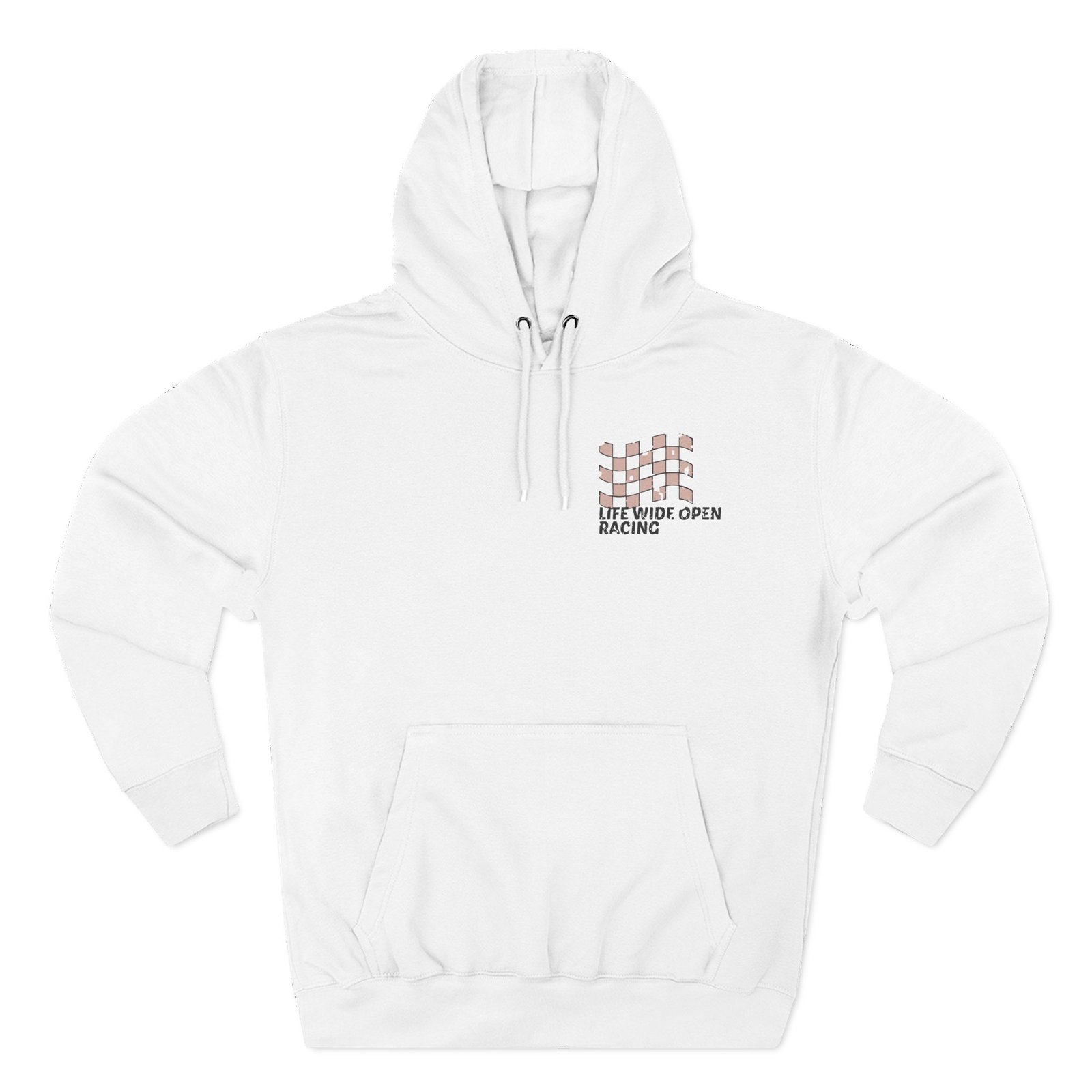 Cboystv Racing Coin Three-Panel Fleece Hoodie