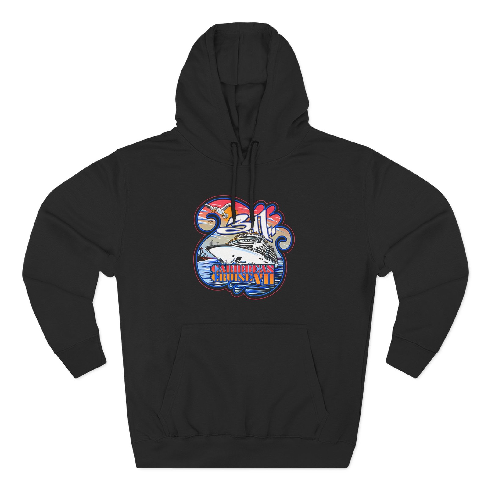 113 Love Boat Three-Panel Fleece Hoodie