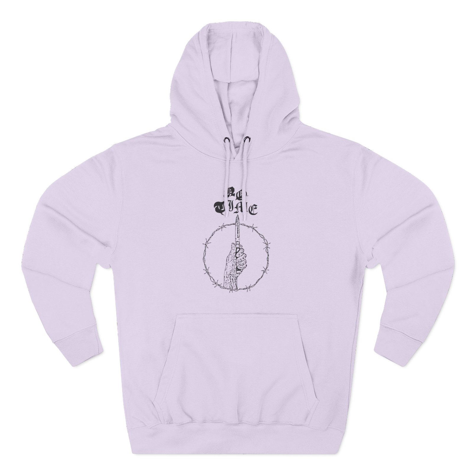 No Time demo Three-Panel Fleece Hoodie