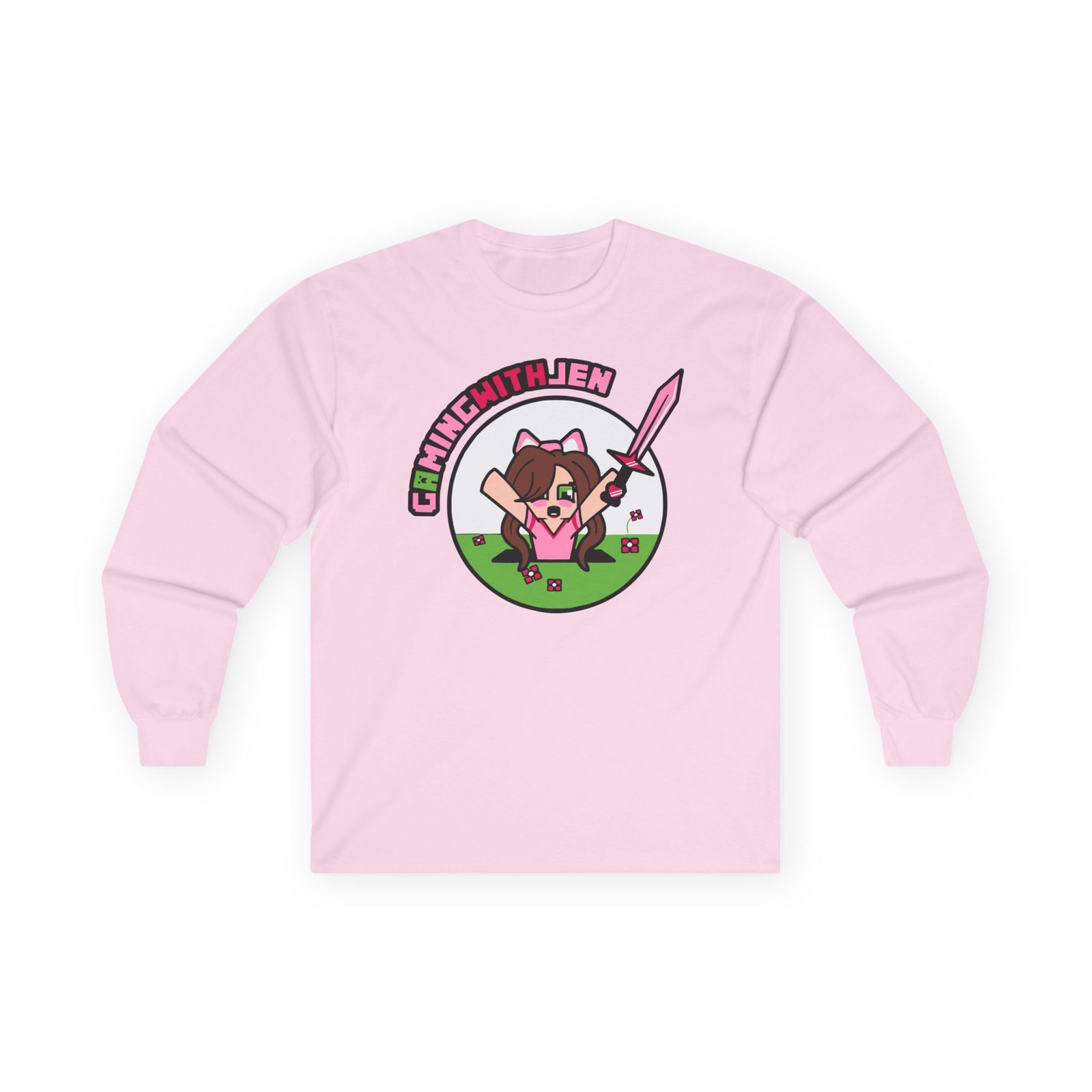 Popularmmos Gaming With Jen Unisex Ultra Cotton Long Sleeve Tee