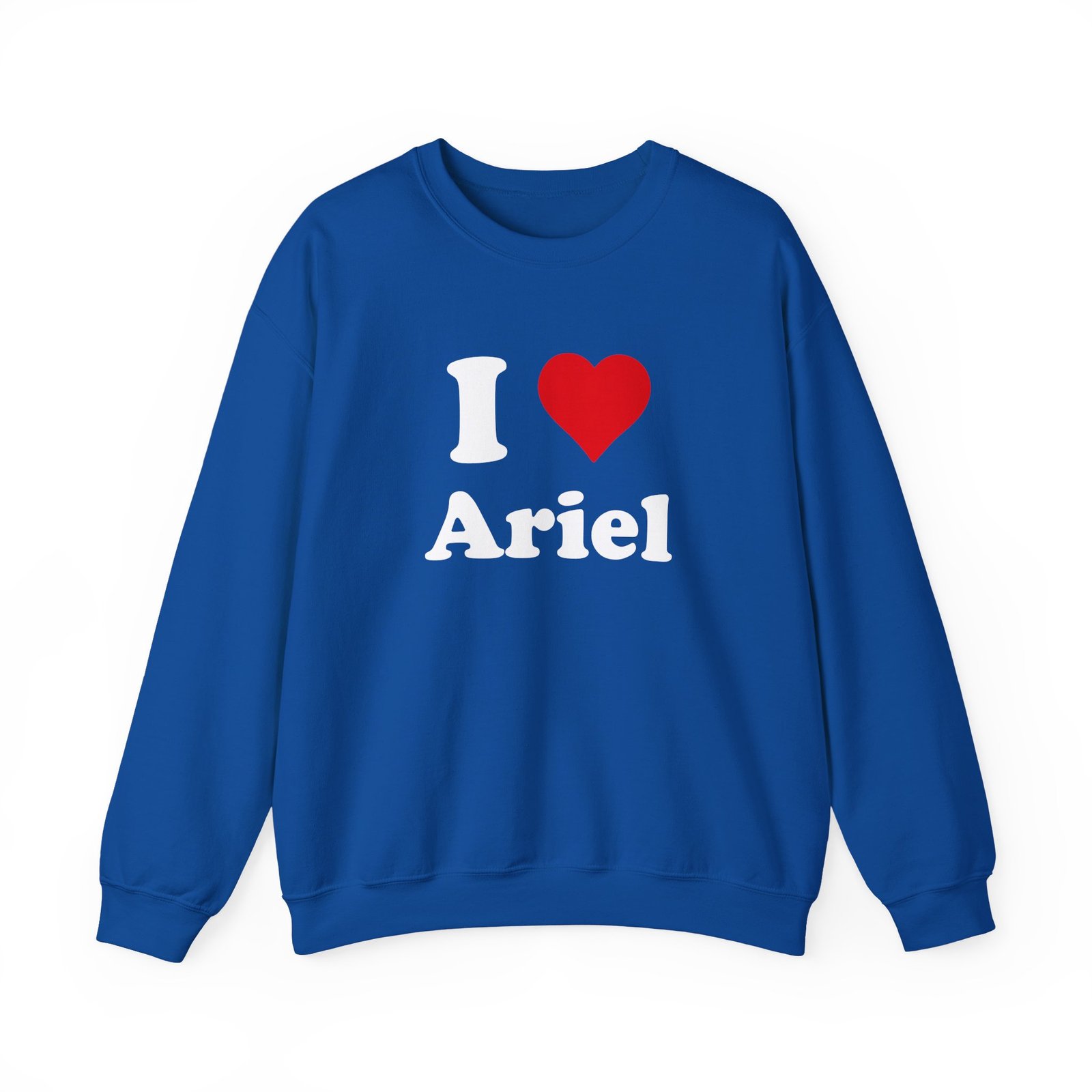 Baby Ariel I Love Ariel Unisex Heavy Blend™ Crewneck Sweatshirt