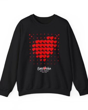 Eurovision Red Heart Unisex Heavy Blend™ Crewneck Sweatshirt
