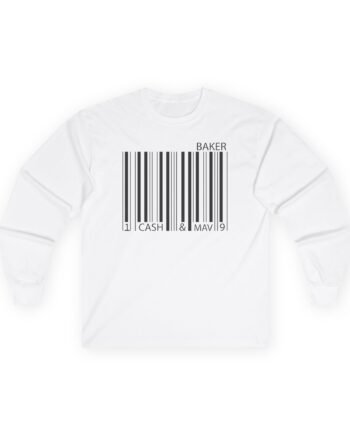 Maverick Barcode Baker Unisex Ultra Cotton Long Sleeve Tee