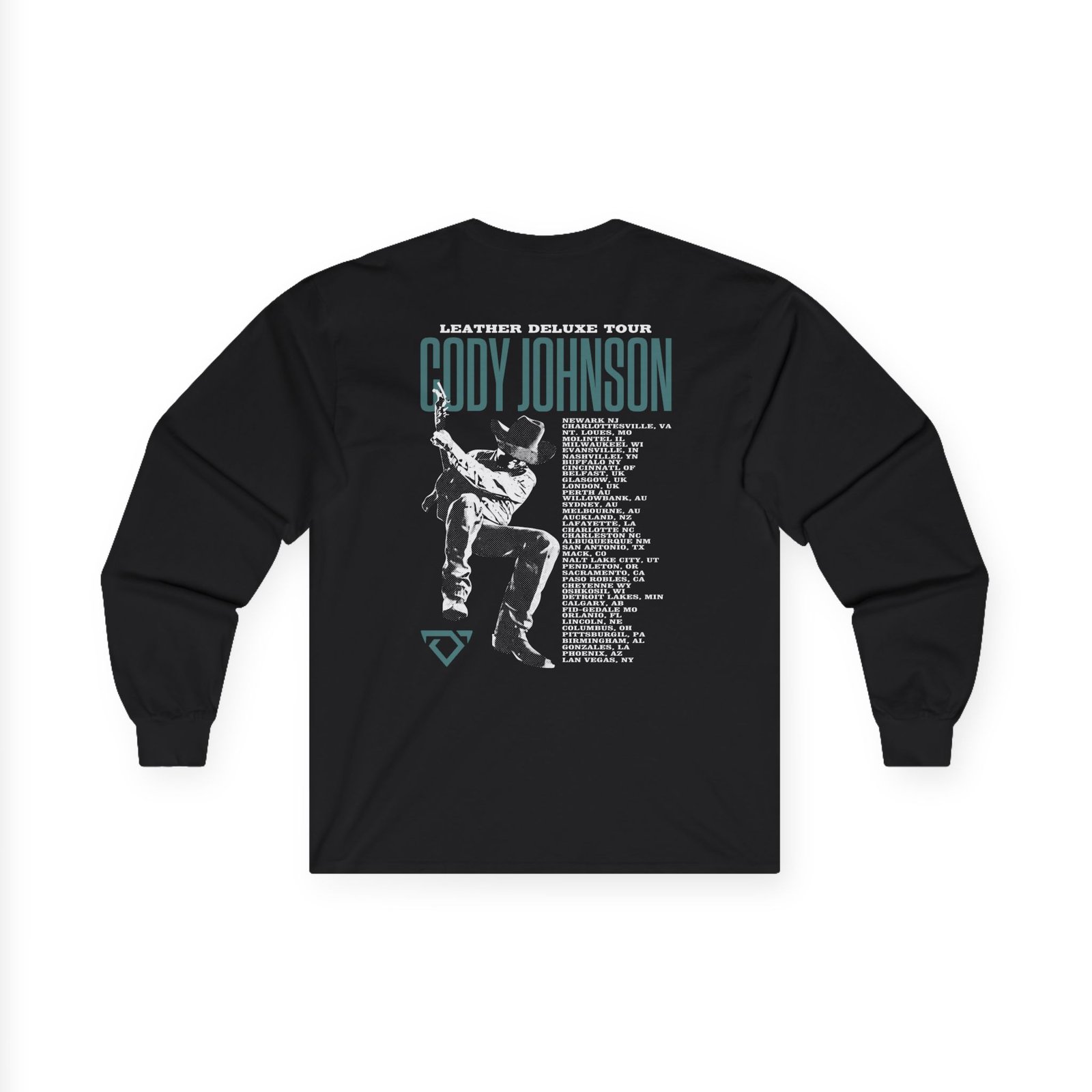 Cody Johnson Leather Deluxe Photo Tour Unisex Ultra Cotton Long Sleeve Tee