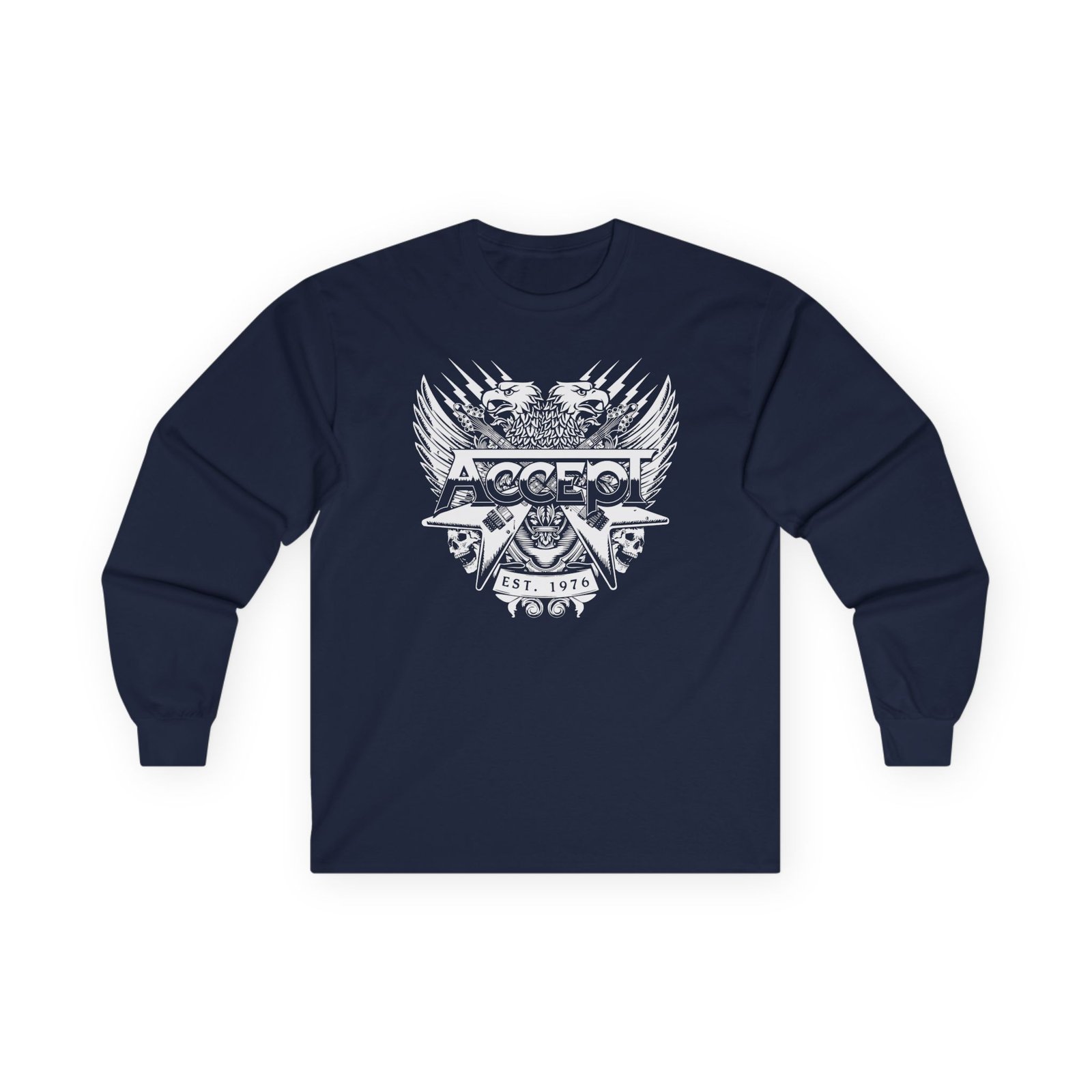 Accept Eagle Crest Unisex Ultra Cotton Long Sleeve Tee