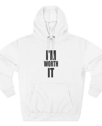 Elle Fanning I'm Worth It Three-Panel Fleece Hoodie