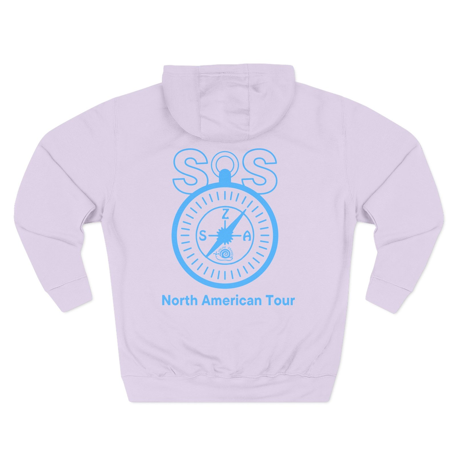 Sza Sos Open Arms Tour Three-Panel Fleece Hoodie