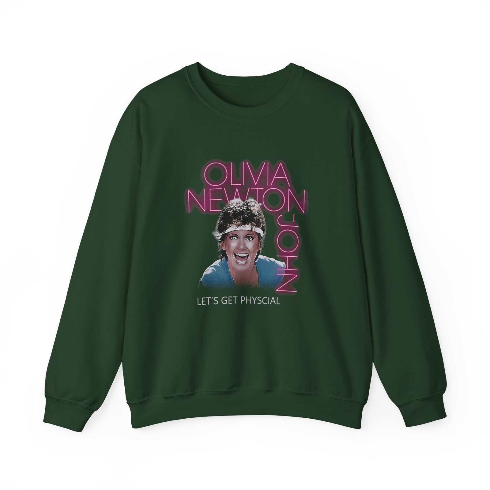 Olivia Newton John Neon Nights Unisex Heavy Blend™ Crewneck Sweatshirt