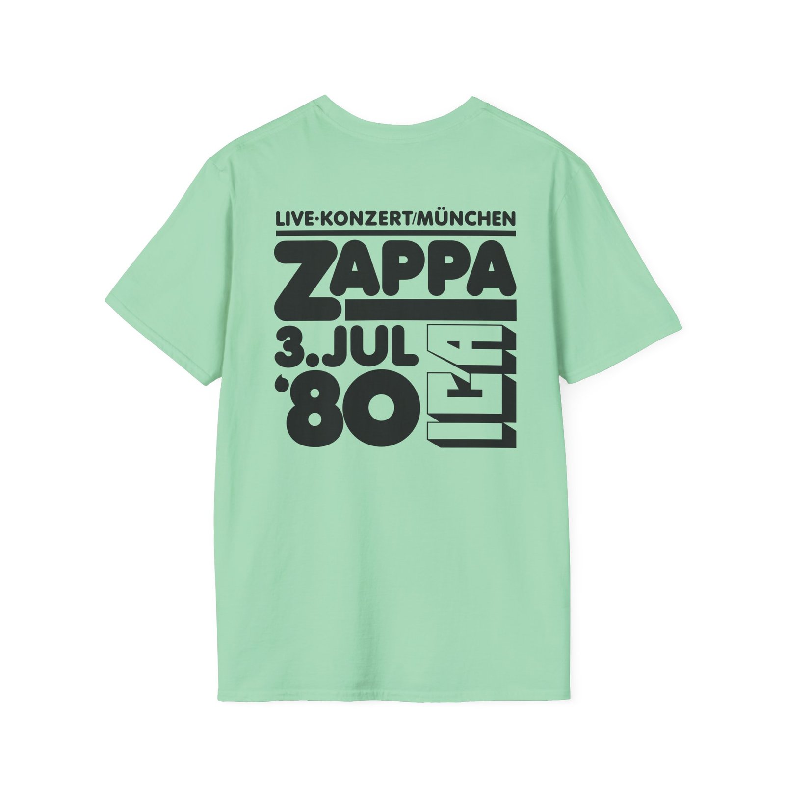 Frank Zappa 80 Munich Unisex Softstyle T-Shirt