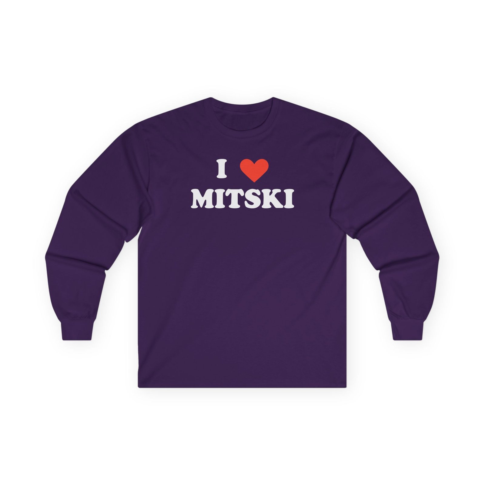 I Love Mitski Unisex Ultra Cotton Long Sleeve Tee
