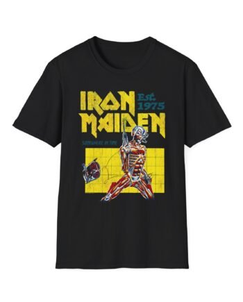 Iron Maiden Some Green In Time Unisex Softstyle T-Shirt