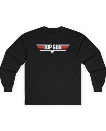 Top Gun Maverick Top Gun Logo Unisex Ultra Cotton Long Sleeve Tee