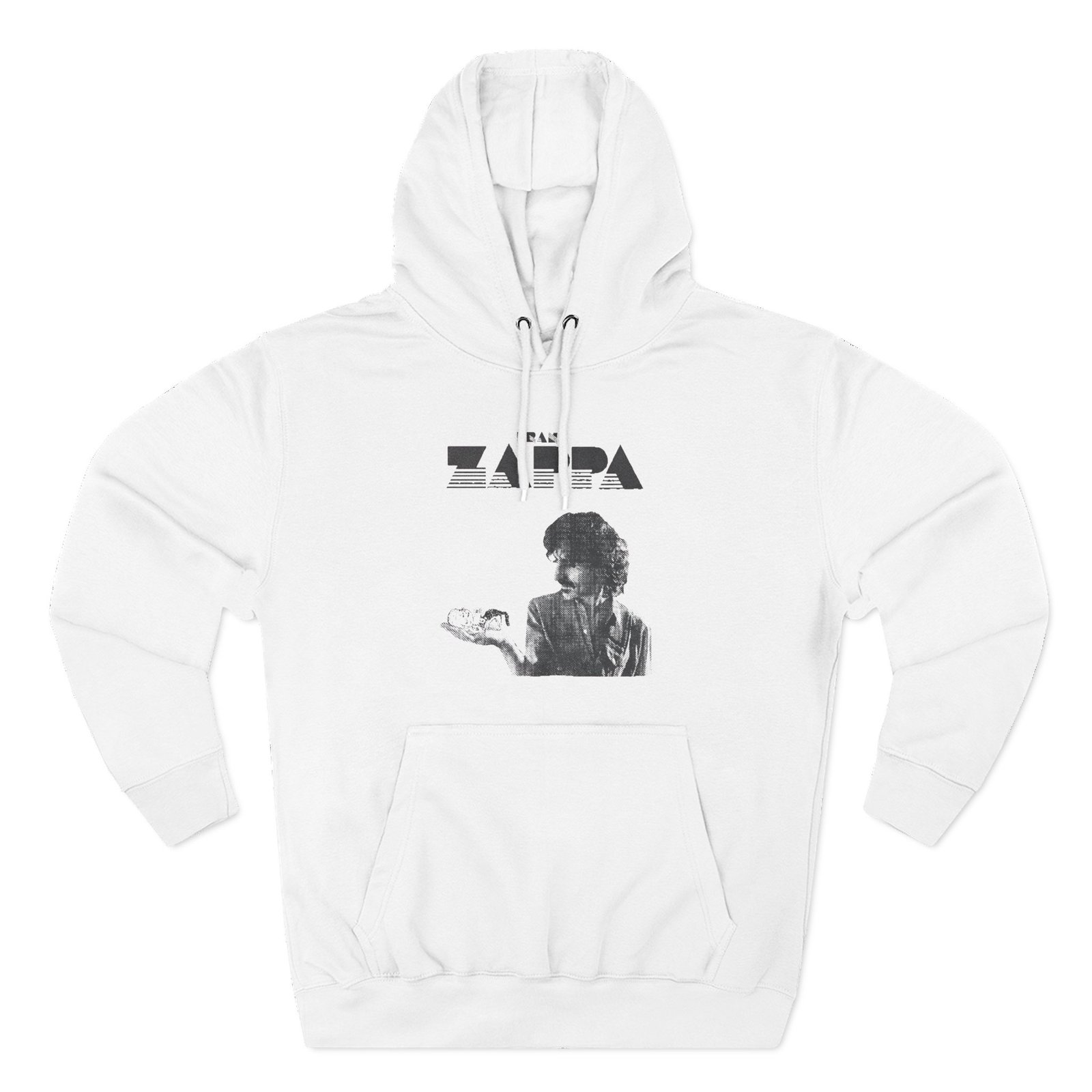Frank Zappa Barking Pumpkin Record Three-Panel Fleece Hoodie