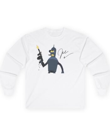John Dimaggio Futurama Bender Unisex Ultra Cotton Long Sleeve Tee