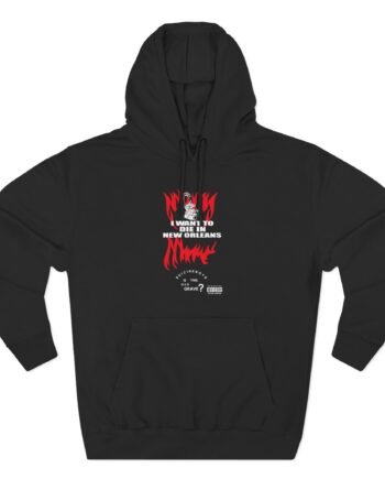 Suicide Boys I Want To Die in New Orleans Three-Panel Fleece Hoodie