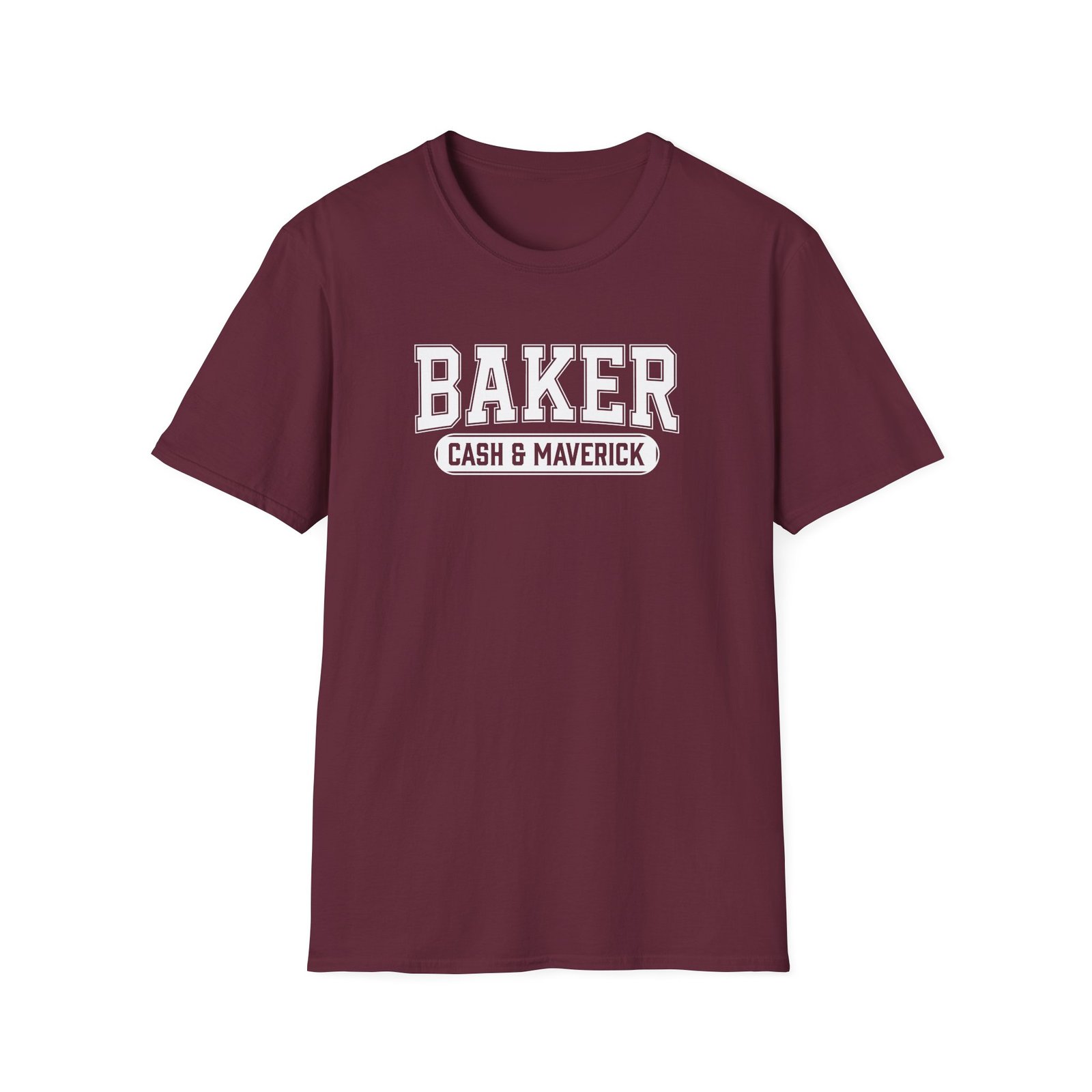 Cash and Maverick Baker Unisex Softstyle T-Shirt