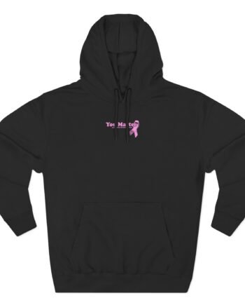 Demetrius Harmon You Matter Breast Cancer Awareness Three-Panel Fleece Hoodie