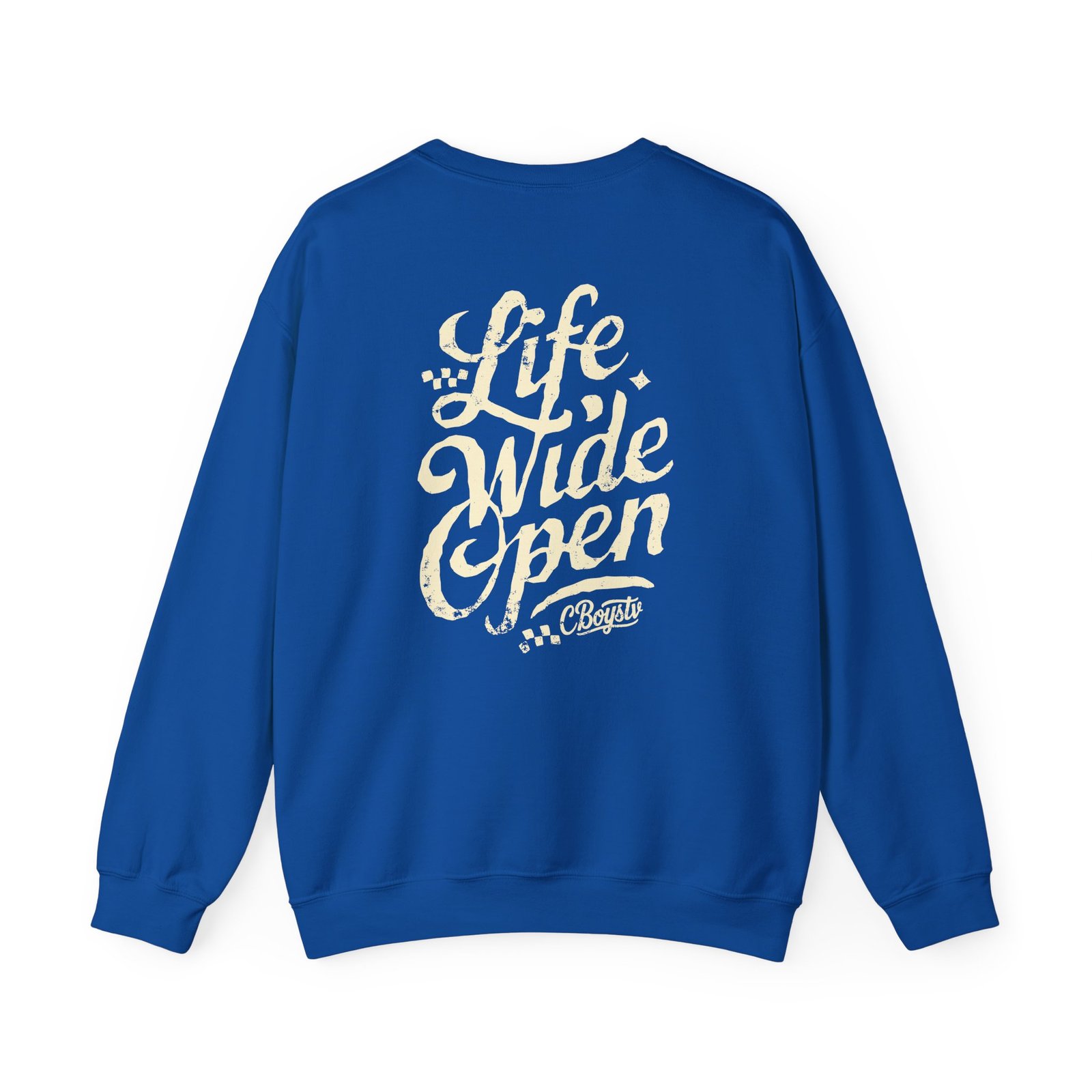 Cboystv Tan Script Unisex Heavy Blend™ Crewneck Sweatshirt