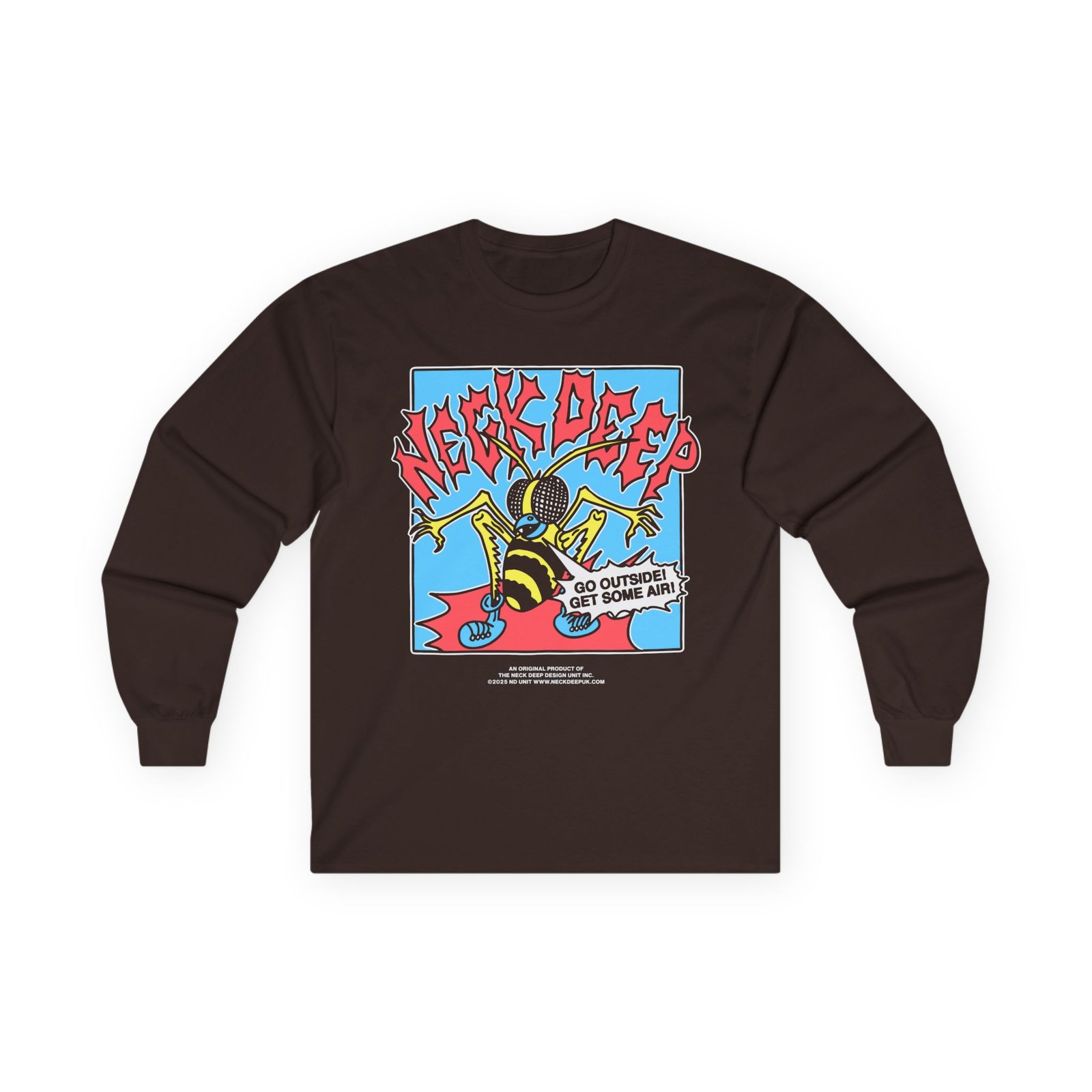 Neck Deep Go Outside Unisex Ultra Cotton Long Sleeve Tee