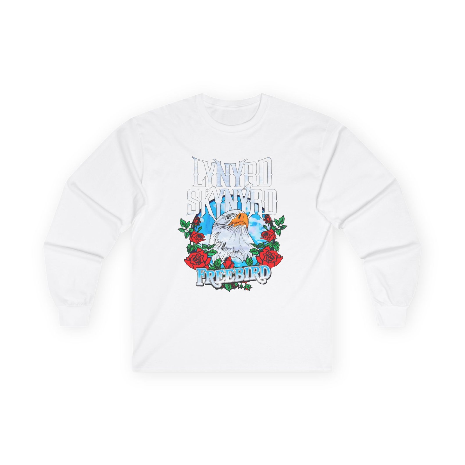 Lynyrd Skynyrd Eagle Roses Unisex Ultra Cotton Long Sleeve Tee