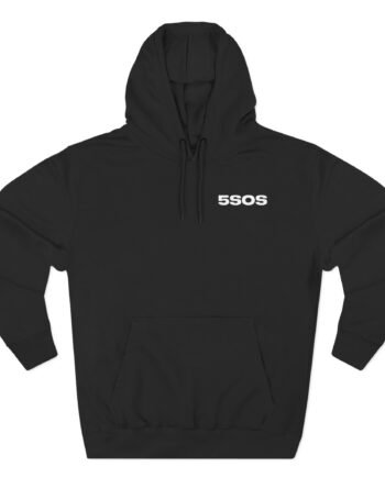 5sos Tour Logo Wildflower Three-Panel Fleece Hoodie