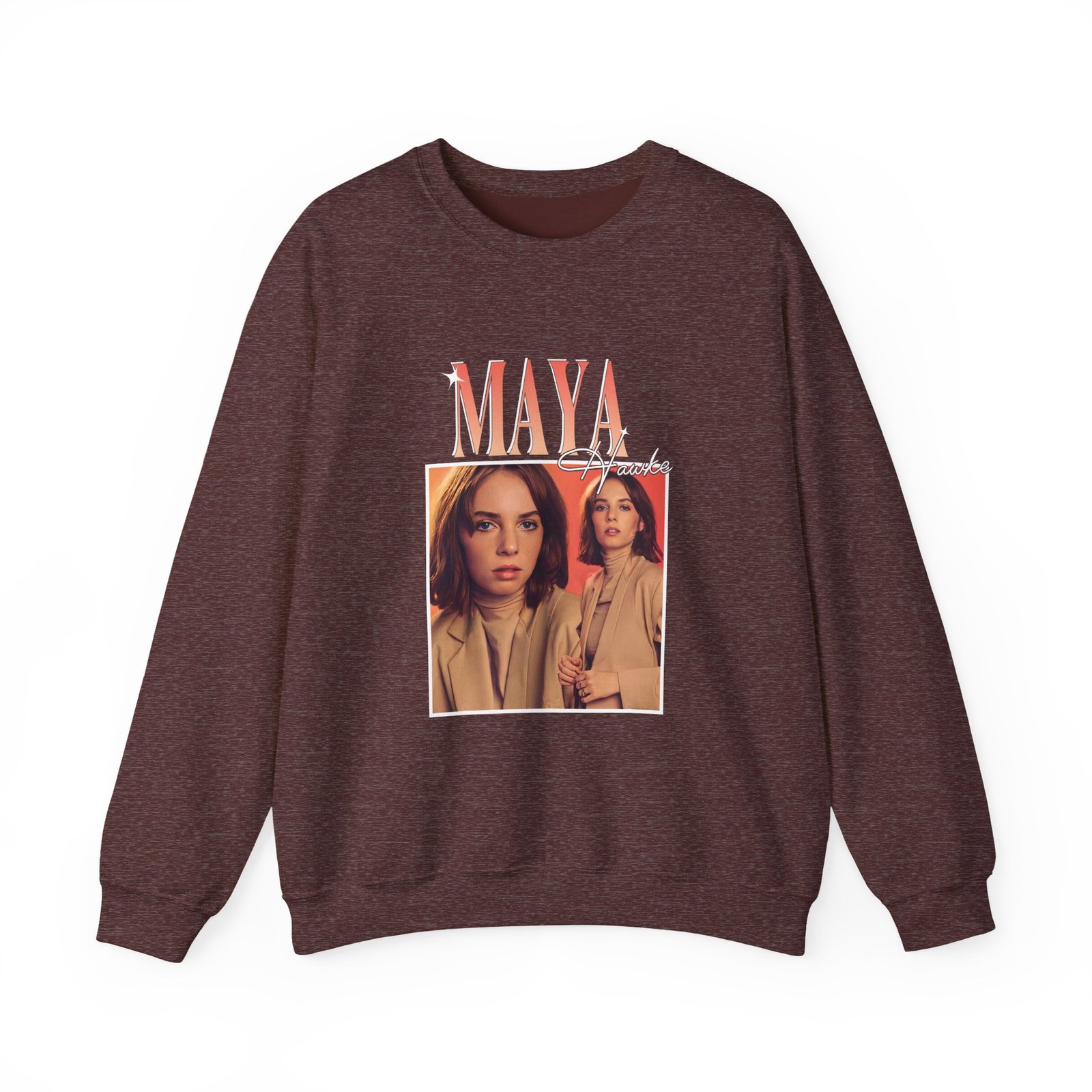 Maya Hawke Unisex Heavy Blend™ Crewneck Sweatshirt