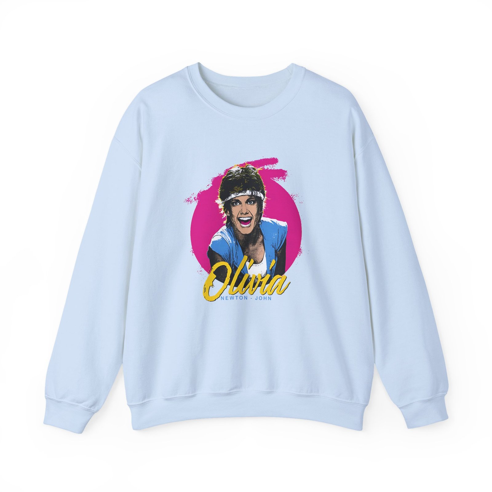 Olivia Newton John Retro Physical Muscle Unisex Heavy Blend™ Crewneck Sweatshirt