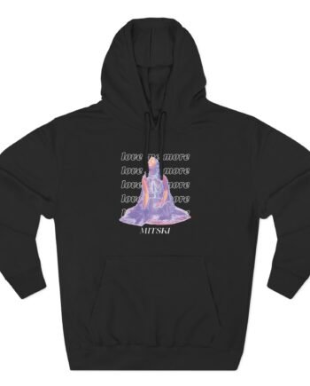 Mitski Love Me More Three-Panel Fleece Hoodie